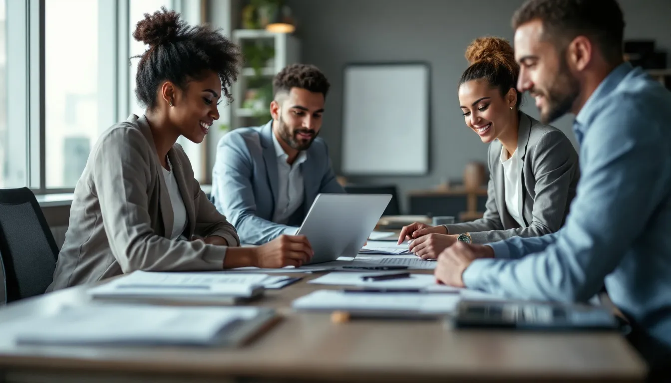 Collaboration d'équipe en management de transition