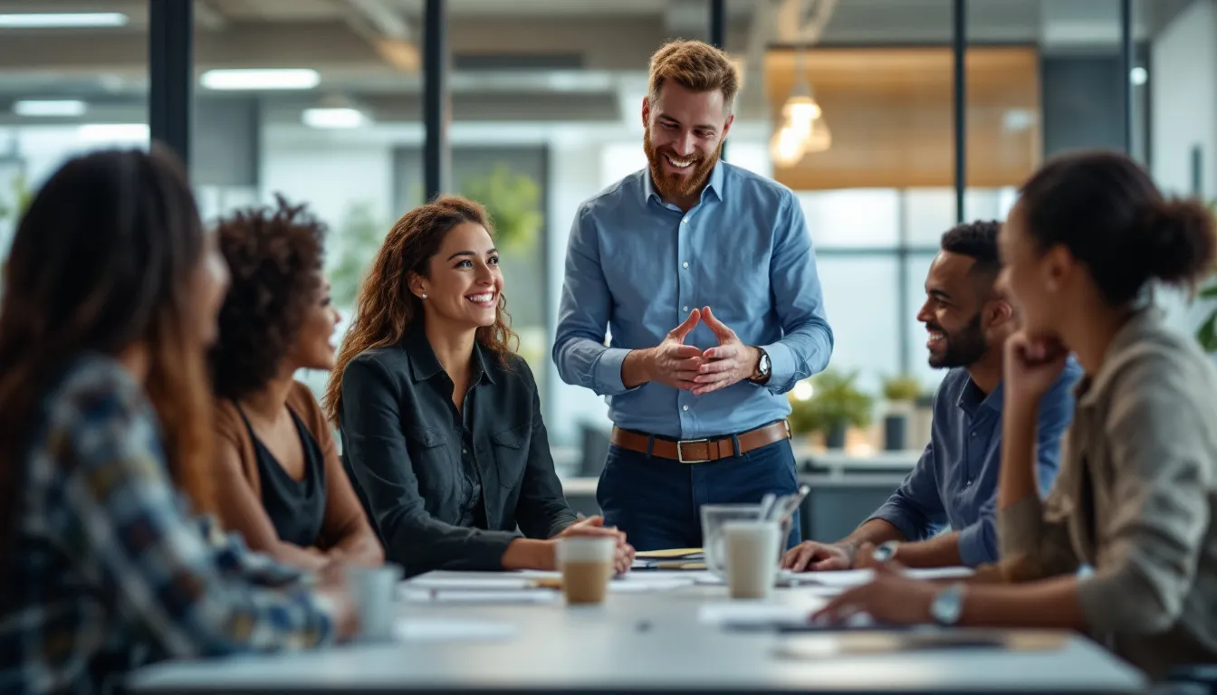 L'accueil chaleureux d'un manager de transition