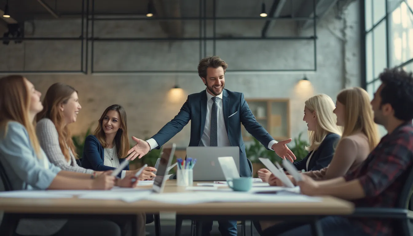 Le leadership efficace d'un manager de transition