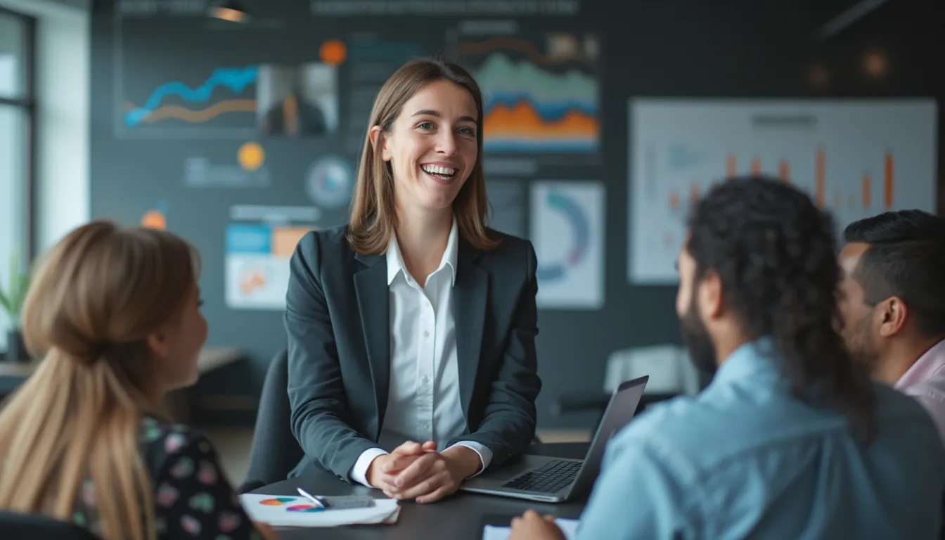 Portrait d'un Manager de Transition dans un Bureau Moderne
