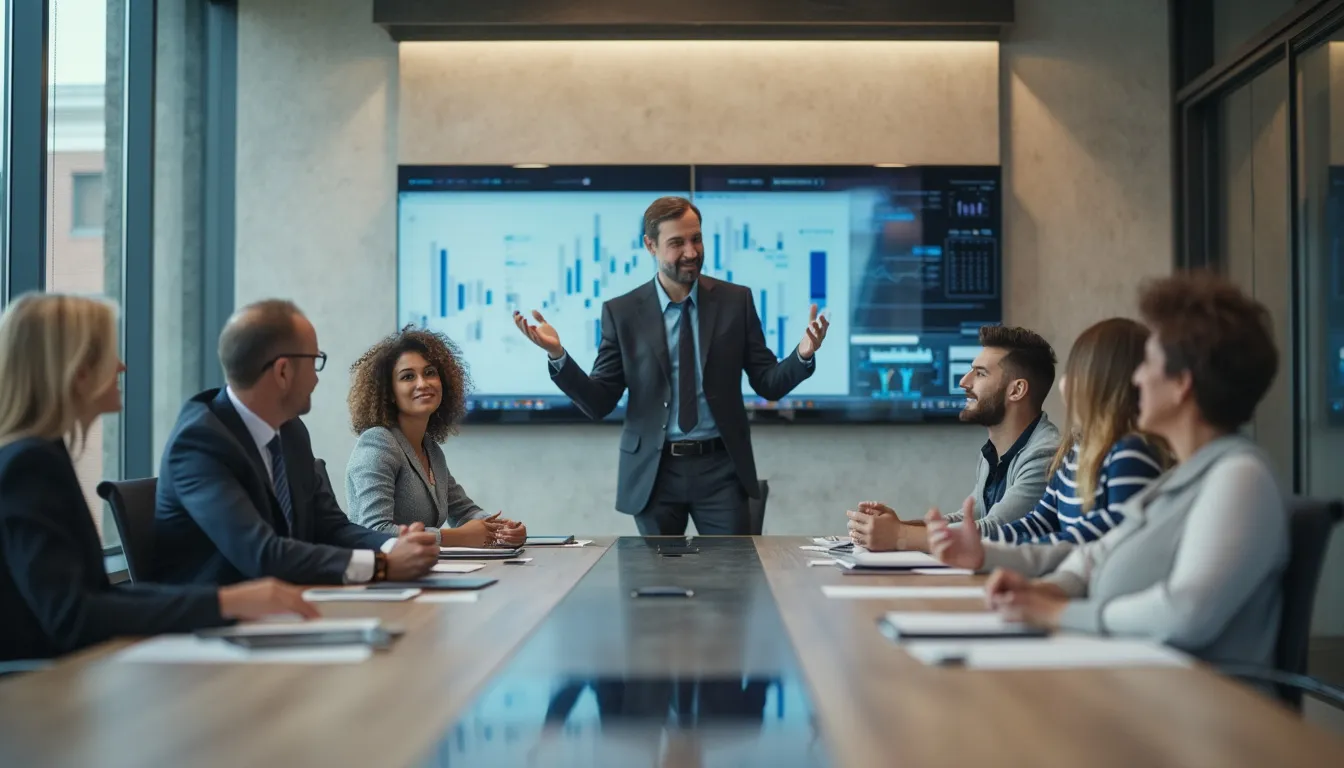 Réunion de management de transition