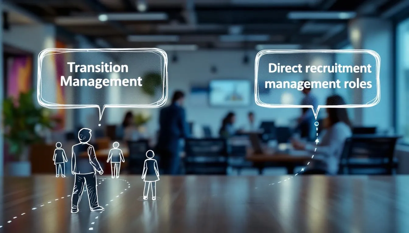 Chemin vers le management de transition ou le recrutement direct