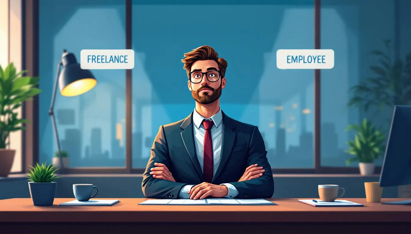 Choix de statut d'un manager de transition