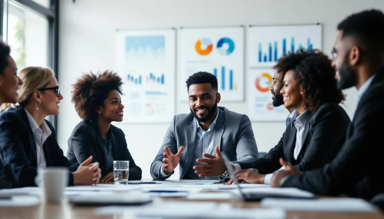 Réunion stratégique de management