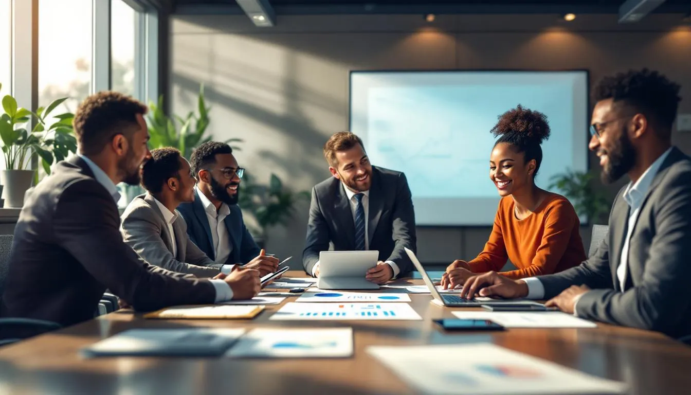 Réunions professionnelles pour le management de transition
