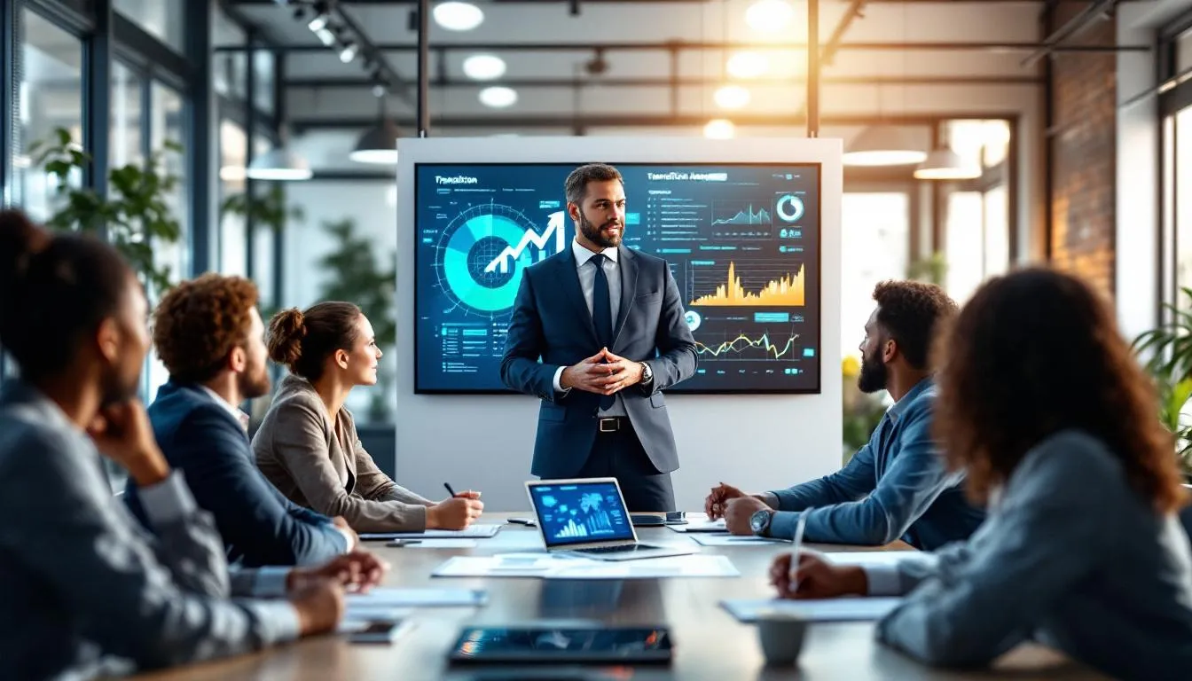 Un manager de transition menant une transformation digitale