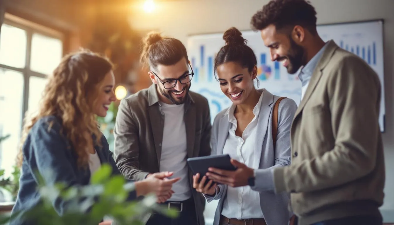 Équipe de professionnels en management de transition
