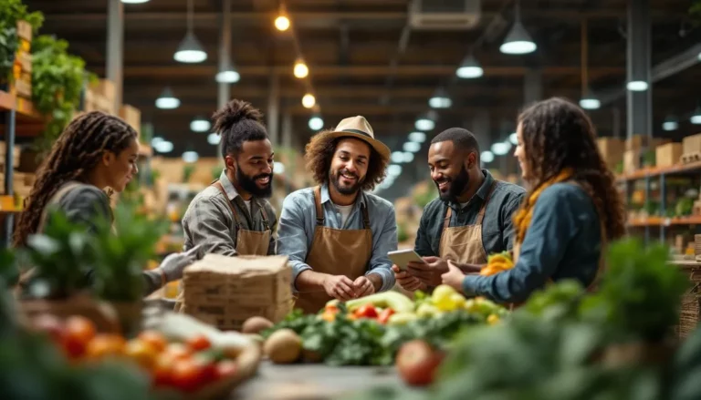 Équipe dynamique dans la transformation de la supply chain agroalimentaire