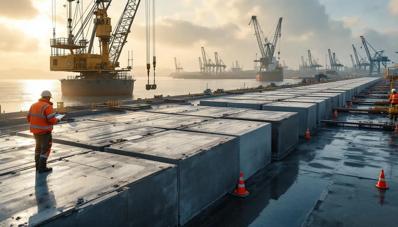 Acropodes au Havre : 20 000 géants de béton pour protéger les quais industriels