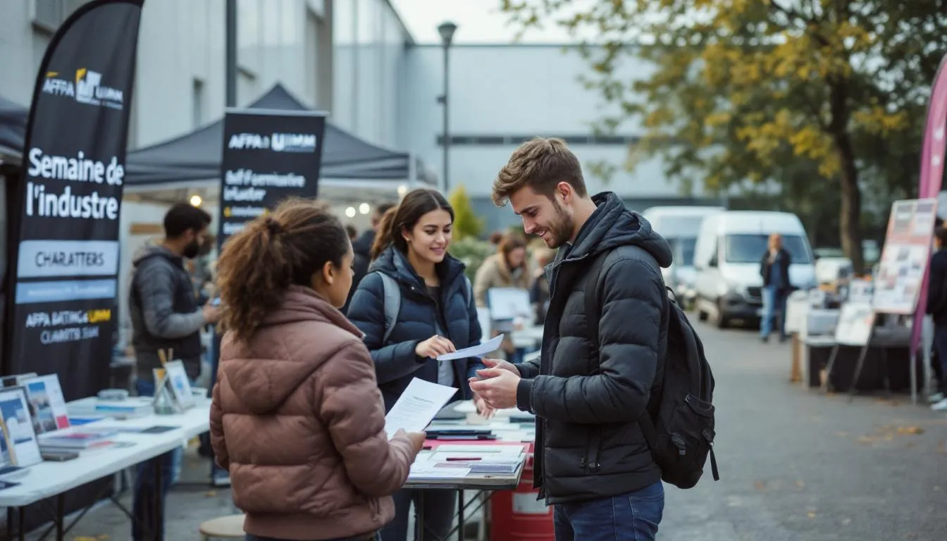 Job dating et stands d'information pendant la Semaine de l'industrie à Chartres