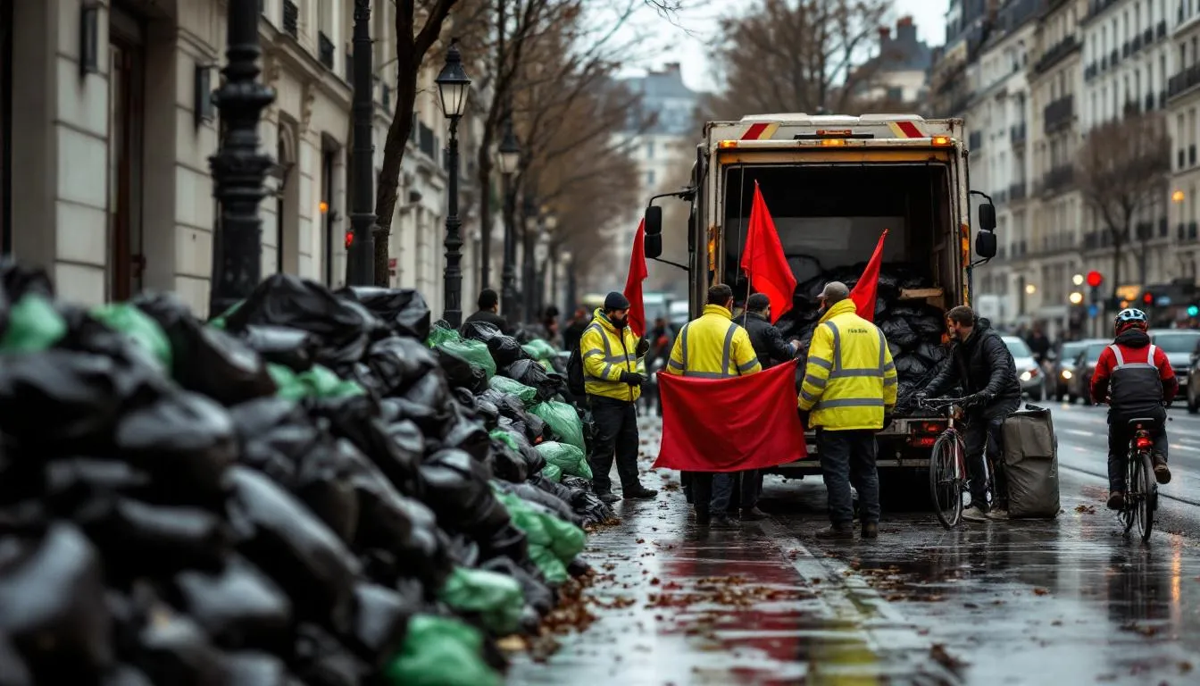 Éboueurs en grève à Paris : tensions, chiffres et impacts pour l’Île-de-France
