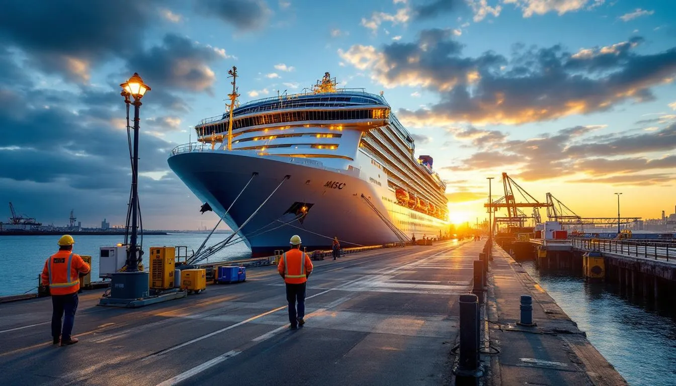 Le Havre : Haropa met en service la première connexion électrique pour un paquebot