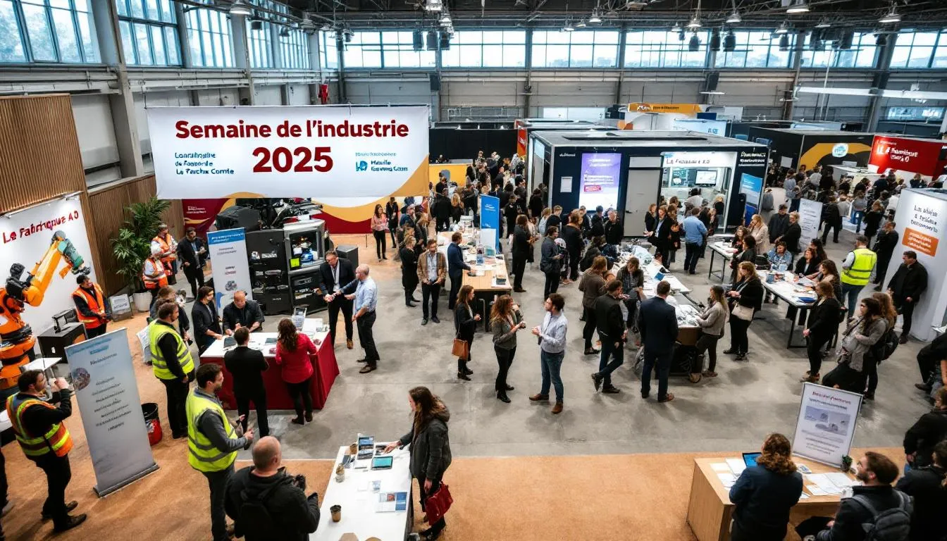 Semaine de l’industrie 2025 : 404 événements et mobilisation en Bourgogne‑Franche‑Comté