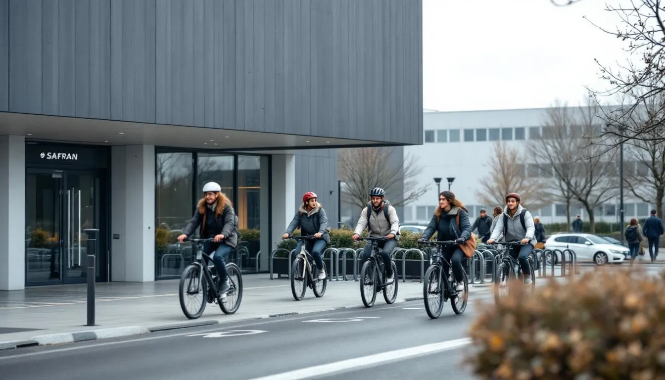 Safran encourage le vélo en Île‑de‑France : 100 € pour un mécaniqe, 200 € pour un VAE