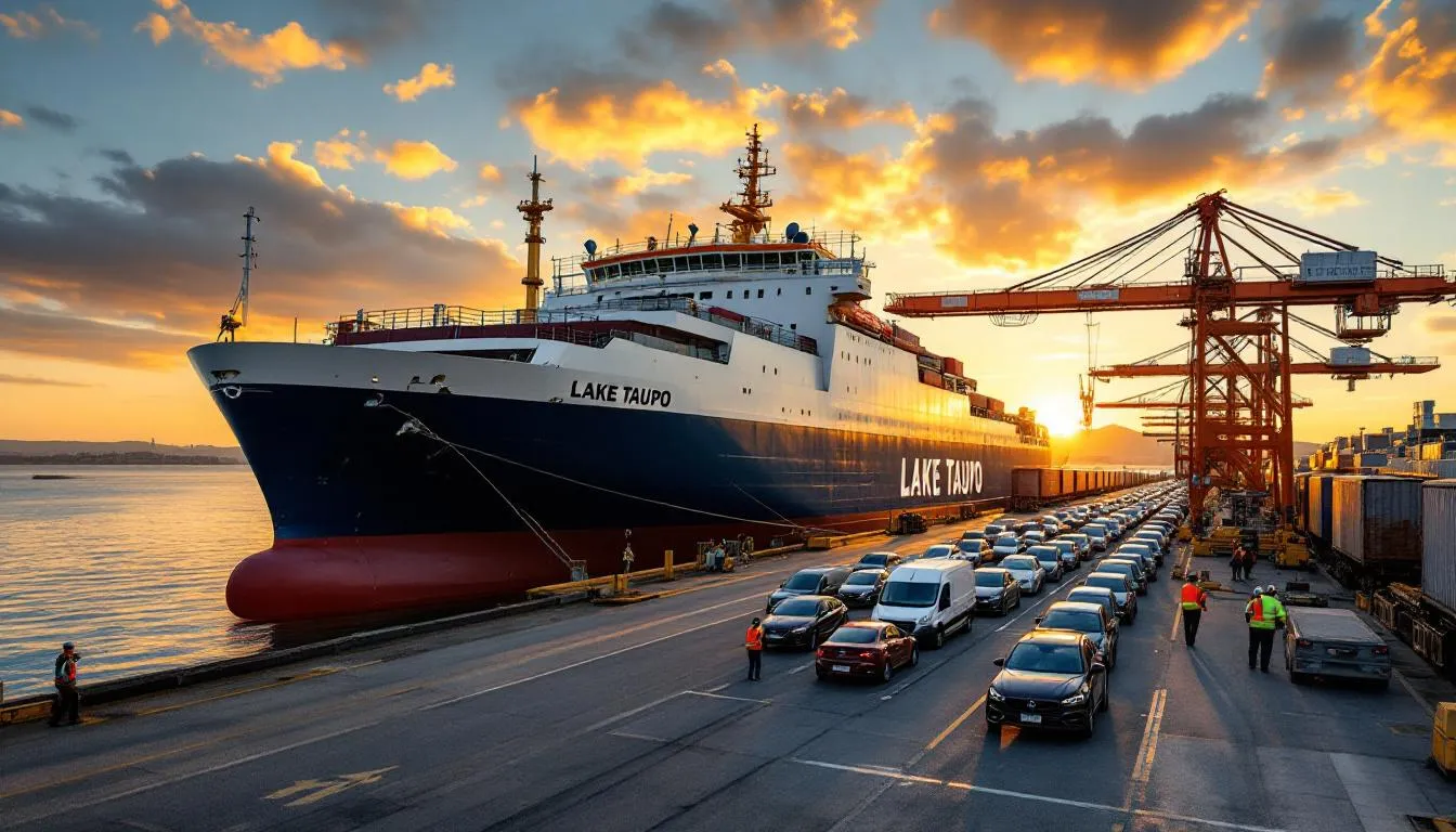 Arrivée du cargo Lake Taupo : une grande première à Port‑la‑Nouvelle