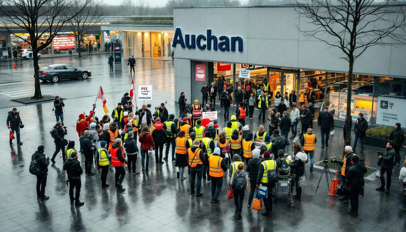 Invalidation du PSE d’Auchan : victoire syndicale et recours au Conseil d&rsquo;État