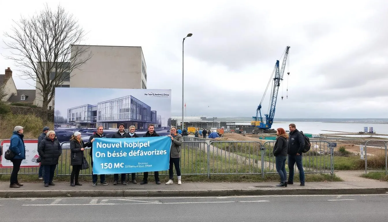 « On a été défavorisés » : à Saint‑Malo, le syndicat réclame 150 M€ de plus pour le nouvel hôpital