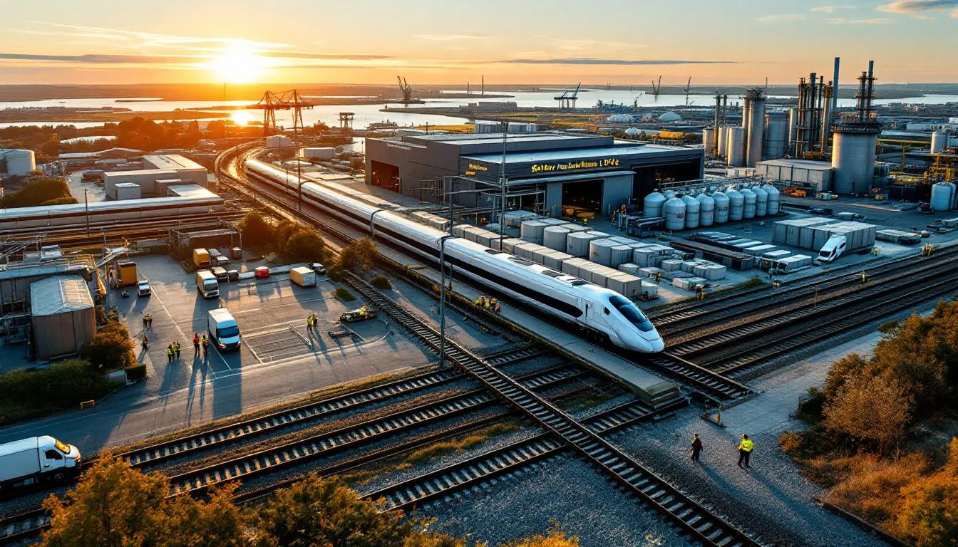 Panorama des investissements industriels 2026 en Nouvelle‑Aquitaine (zone portuaire, usine électrolyse, centre de maintenance ferroviaire)