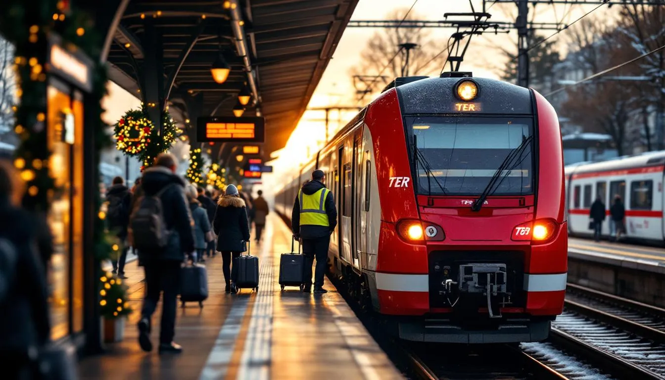 Fêtes 2025 : le TER renforce son offre en Bourgogne‑Franche‑Comté (8 000 places)