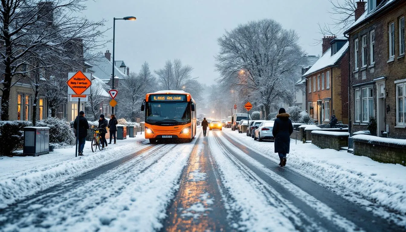Neige en Normandie : vigilance prolongée et transports scolaires suspendus mardi