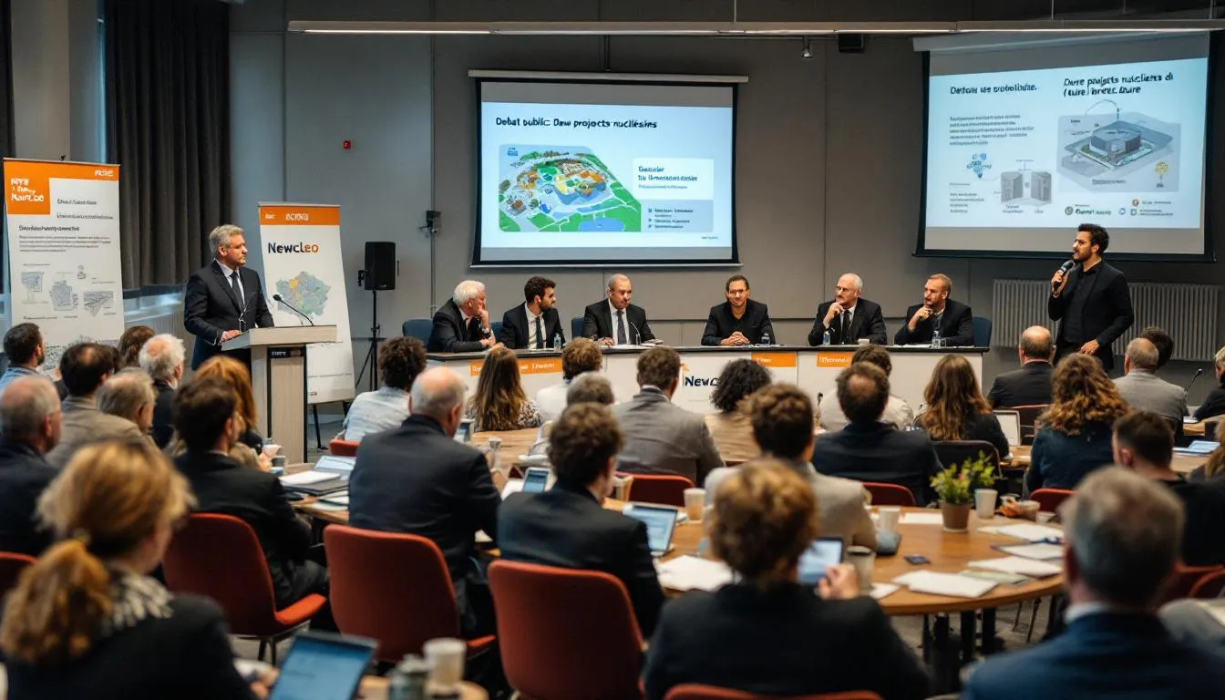 Débat public Newcleo : deux projets nucléaires (Aube / Indre‑et‑Loire) — calendrier annoncé