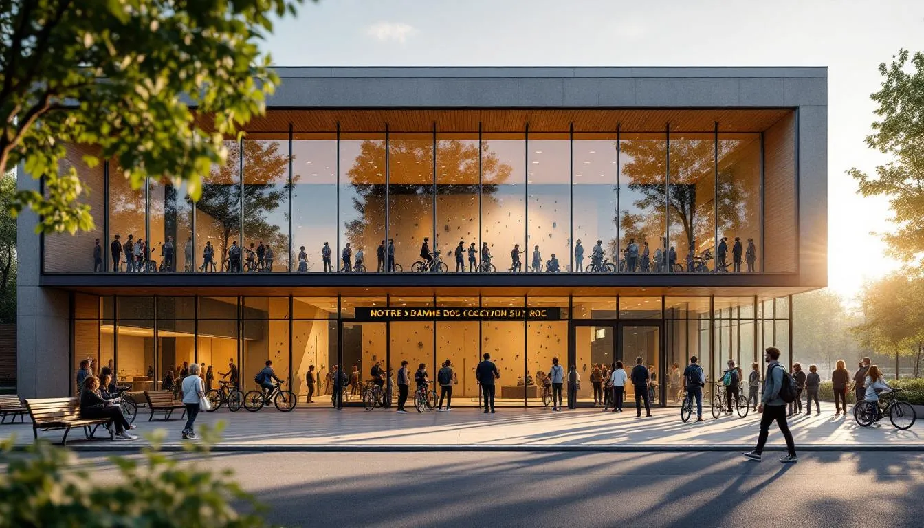 Gymnase Notre‑Dame du Roc : mur 11 m et plateau multisport, l’investissement décrypté