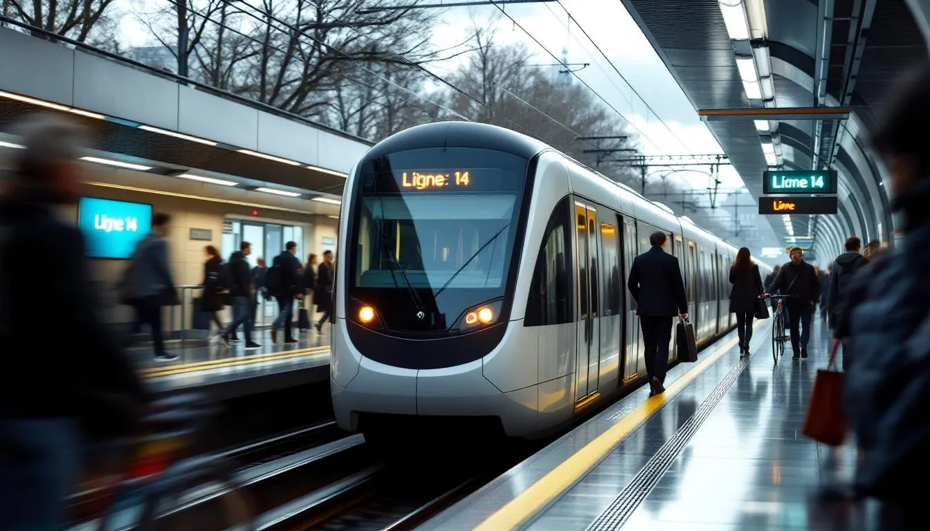 Ligne 14 détrône la ligne 1 : implications financières pour l&rsquo;Île‑de‑France