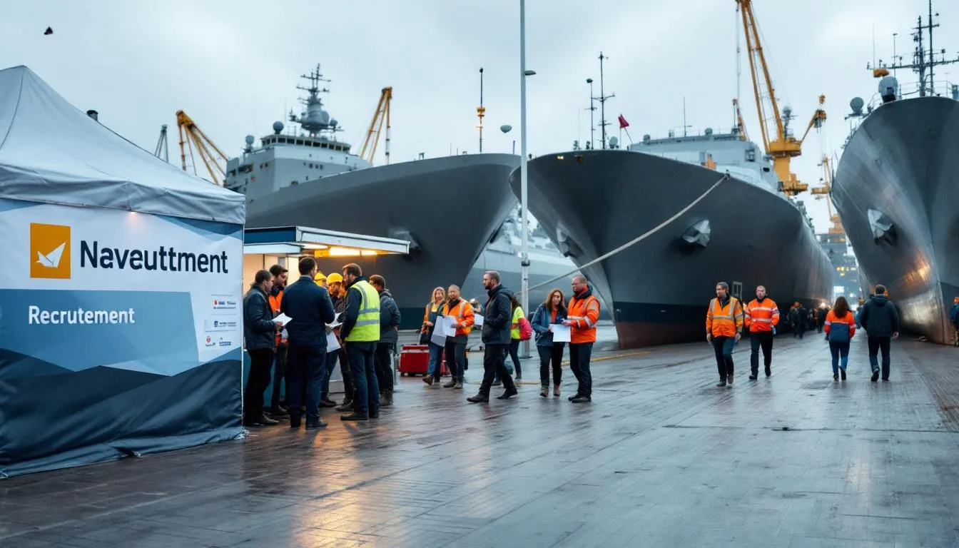 Naval Group ouvre 80 postes : un signal fort pour l’emploi industriel en Bretagne