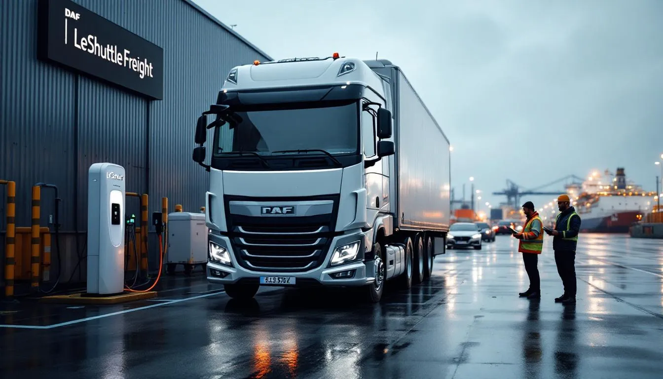 Le premier poids lourd électrique traverse le Tunnel sous la Manche : un test décisif pour le fret