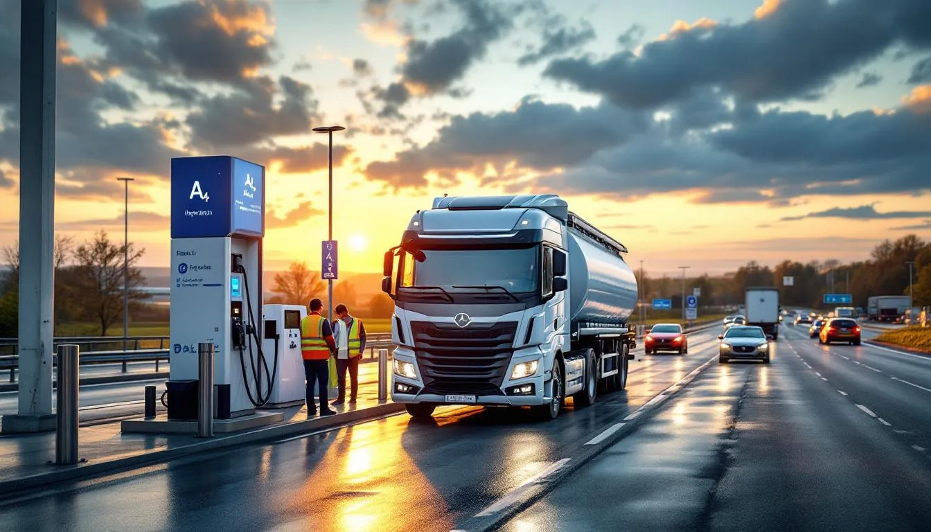 Hydrogène sur autoroute : une première à Reims Champagne Nord