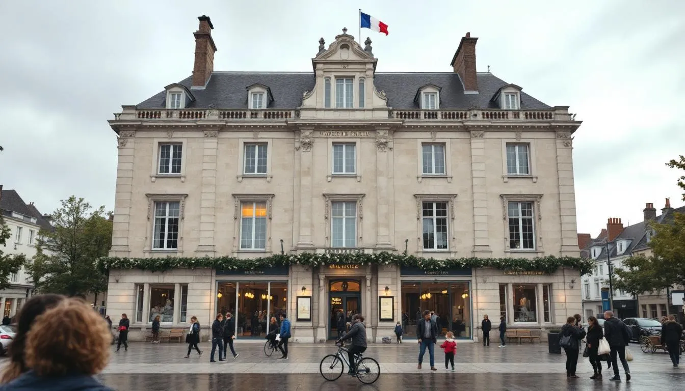 Mairie de Montoir‑de‑Bretagne, parvis animé et habitants
