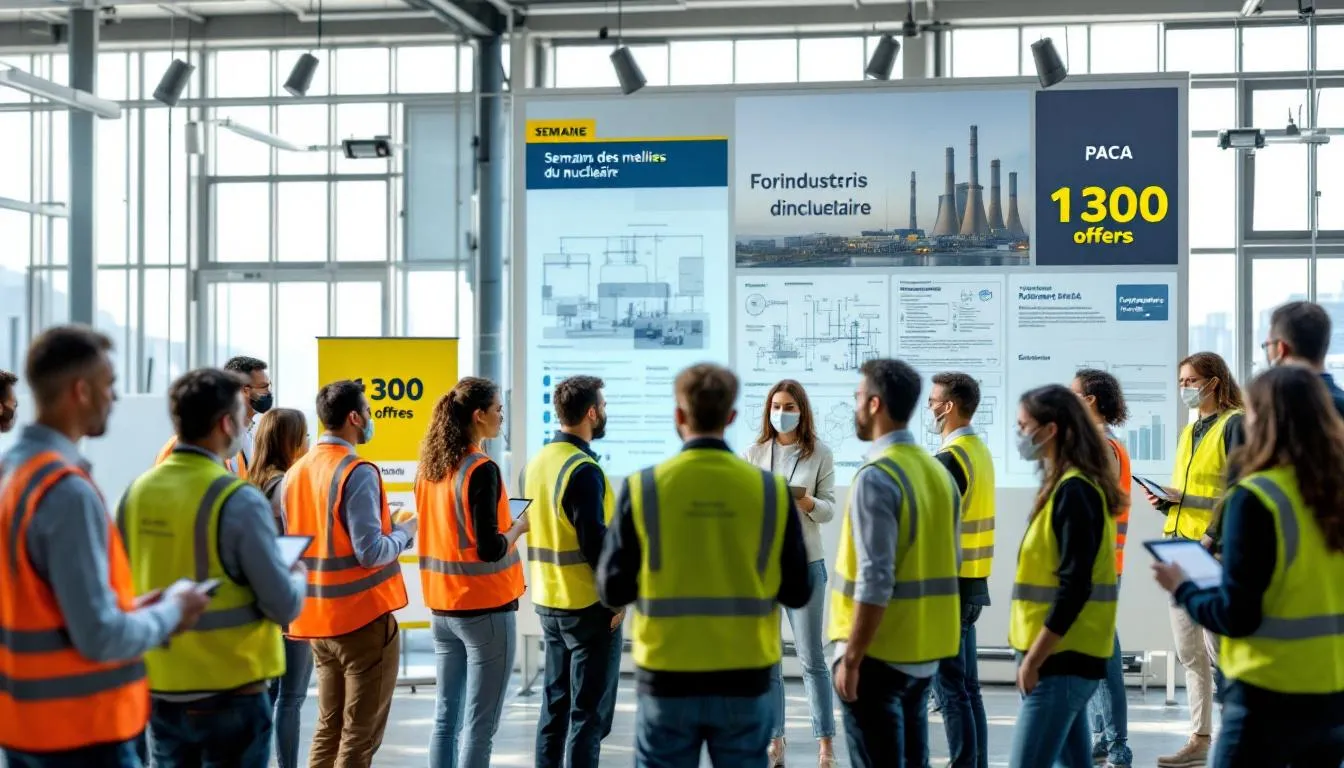 PACA : le nucléaire accélère le recrutement — 1 300 offres et défis pour les usines