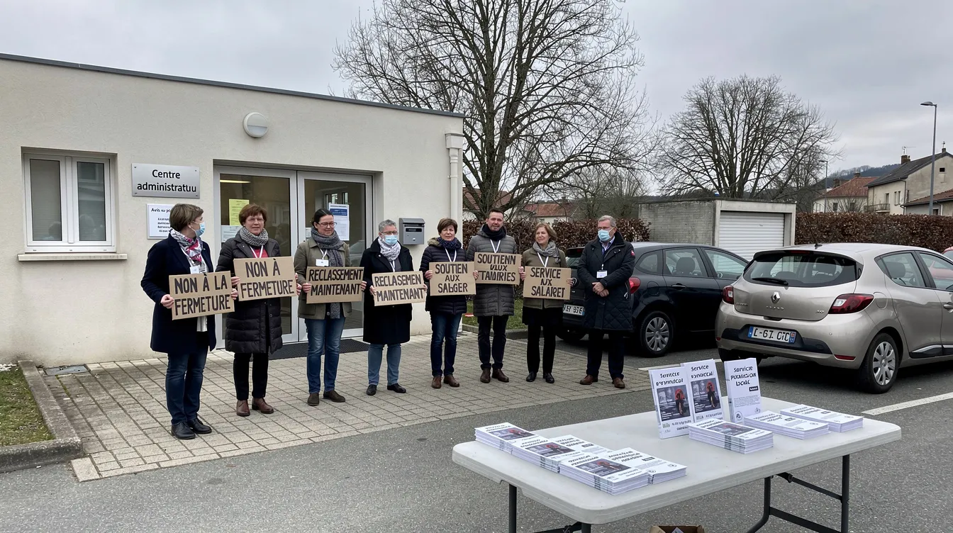 Devecey (Doubs) : après un Noël sans congés, les comptables des EHPAD Korian se mobilisent