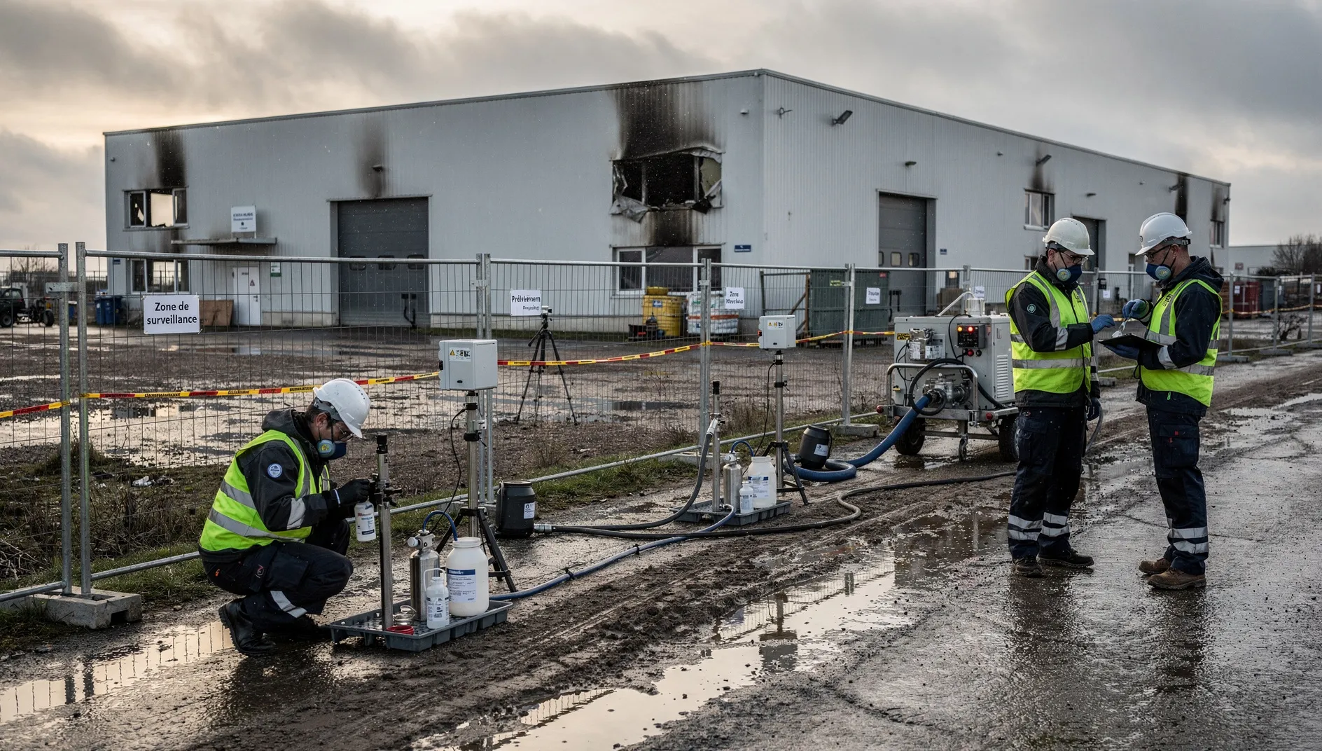Trois ans après l&rsquo;incendie de Bolloré Logistics, encore un fort taux de lithium dans les nappes phréatiques selon les dernières analyses – France 3 Régions