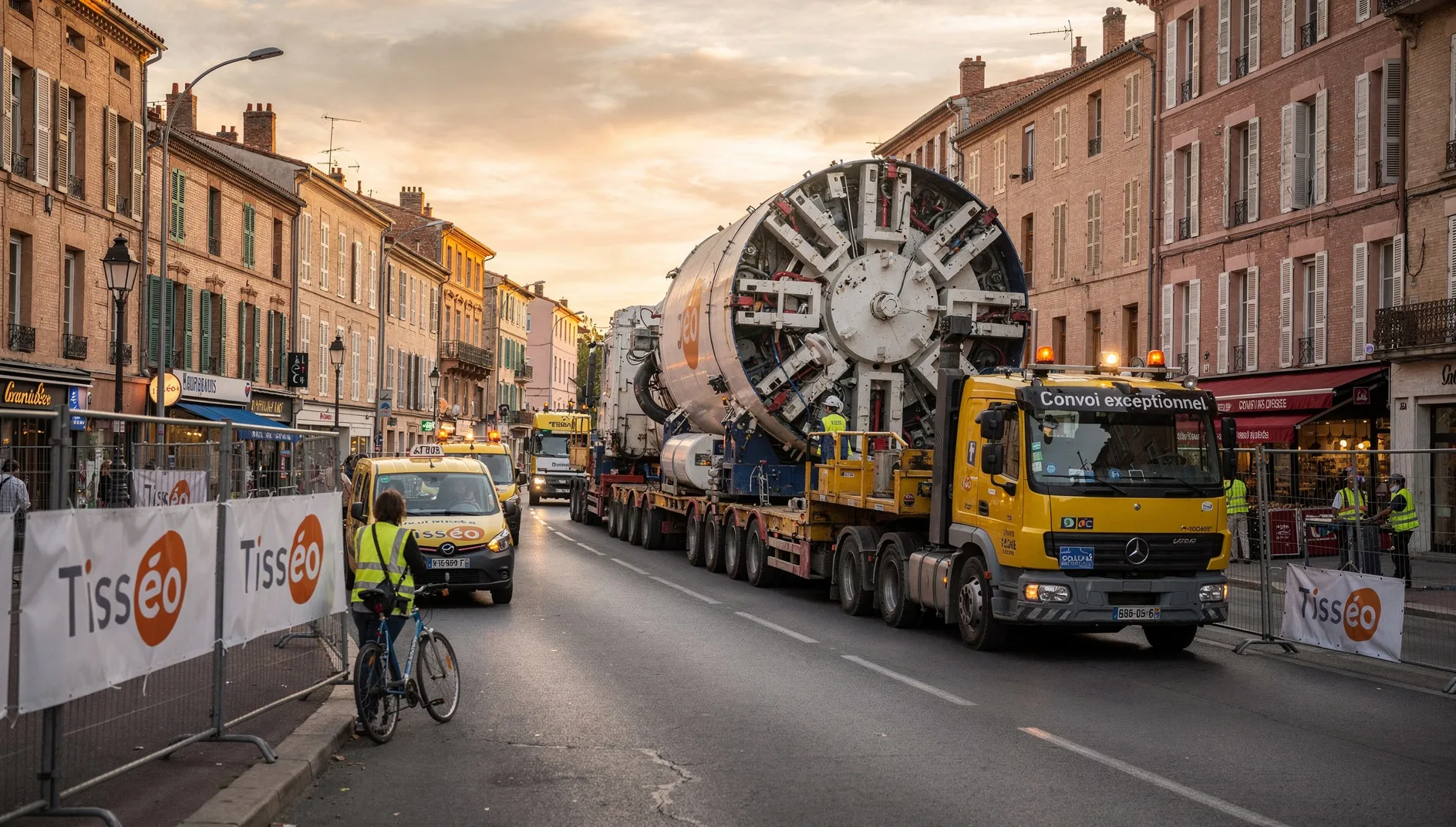 Ligne C à Toulouse : le transfert spectaculaire d’un tunnelier