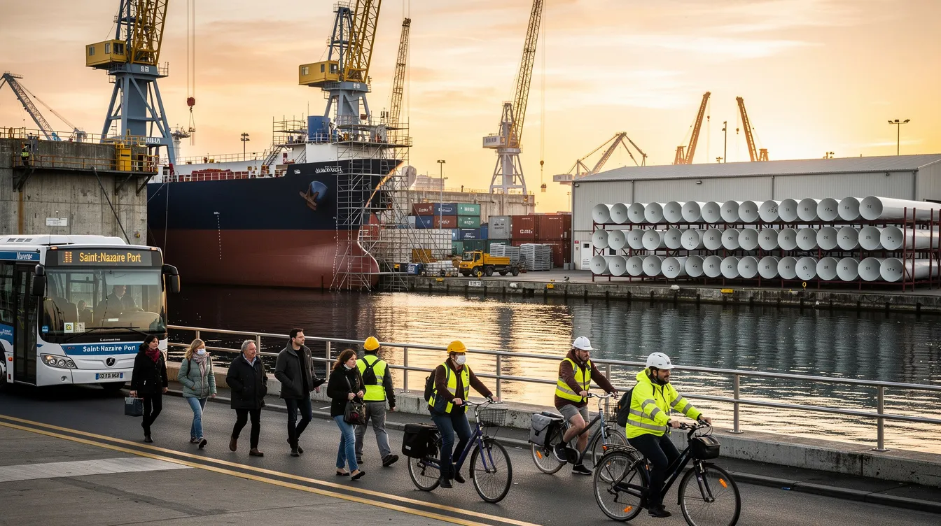Au centre de l’activité industrielle nationale, Saint‑Nazaire se prépare à accueillir 15 000 salariés d’ici 2028