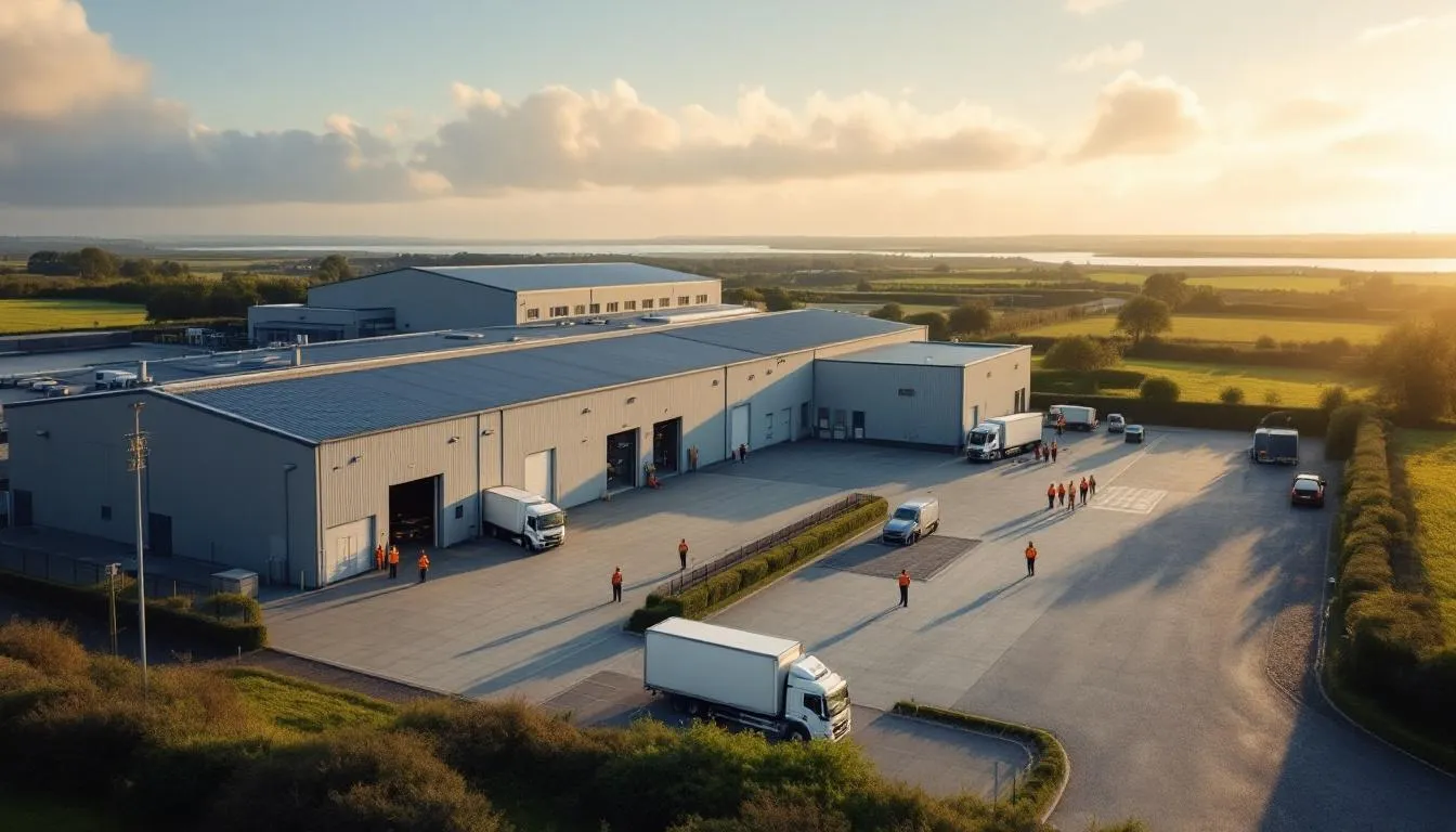 Header photo: vue d’ensemble d’un site industriel près de Pleudihen-sur-Rance, Bretagne, évoquant Vilofoss et la production de compléments alimentaires pour animaux