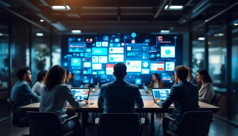 Scène de communication de crise digitale