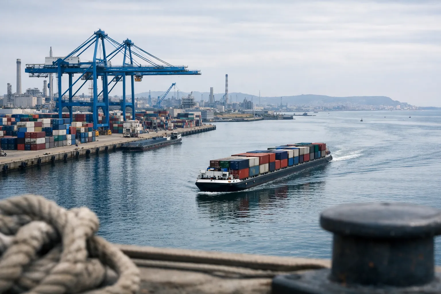 Fos-Lyon : le fluvial devient un levier logistique décisif en PACA
